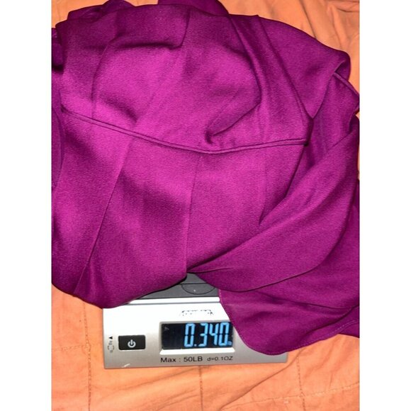 Tibi  SIK Purple Ruffle Sleeve V-Neck Mini  Dress Size 8 Womens Cocktail Party - Picture 8 of 8